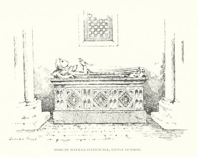 Grab von Matilda Fitzwalter, Little Dunmow von Duncan Moul