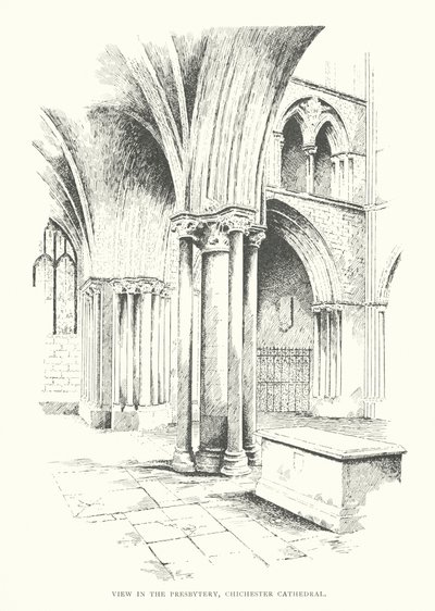 Ansicht im Presbyterium, Kathedrale von Chichester von Duncan Moul
