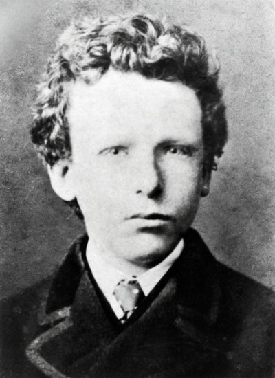 Vincent Van Gogh, etwa 13 Jahre alt (s/w Foto) von Dutch Photographer