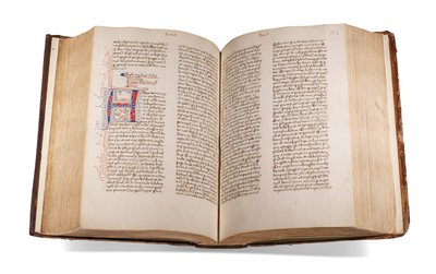 Bibel, mit Prologen, auf Latein, dekoriertes Manuskript auf Papier, Utrecht von Dutch School
