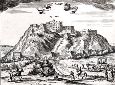 Bietala, Festung des Großen Lama, Königreich Lhassa, Illustration aus 