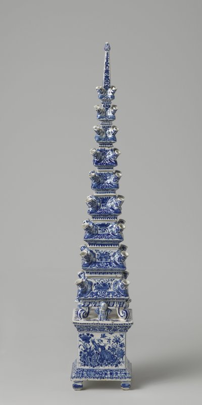 Blumenpyramide, ca. 1710-20 von Dutch School