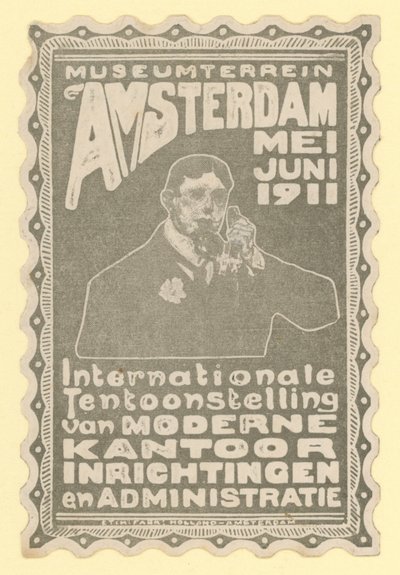 Internationale Ausstellung moderner Büroausstattung, Museumsgelände, Amsterdam, 1911 von Dutch School
