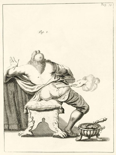Lanzieren eines Furunkels am Gesäß, aus Exercitationes Practicae circa Medendi Methodum von Frederik Dekkers, 1694 von Dutch School