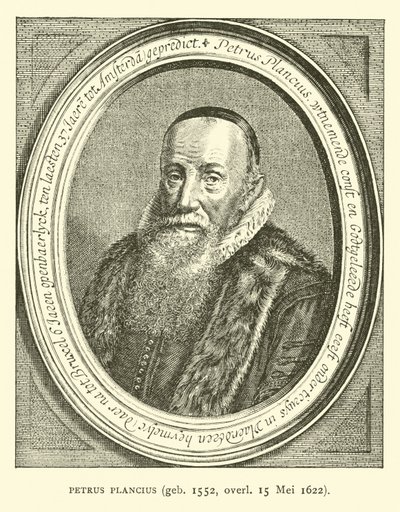 Petrus Plancius, niederländischer Astronom, Kartograf und Geistlicher von Dutch School