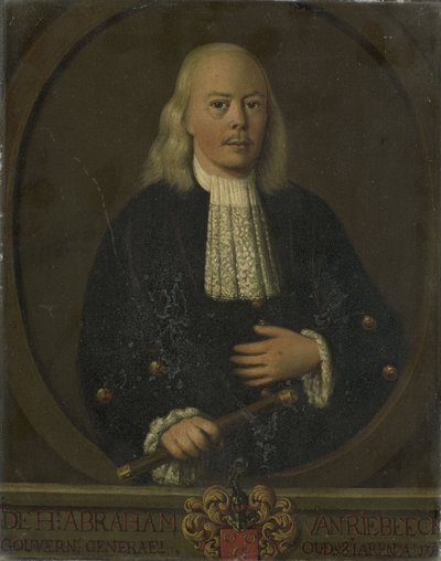 Porträt von Abraham van Riebeeck von Dutch School