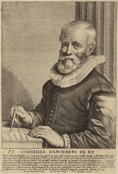 Porträt von Cornelis Danckerts de Ry von Dutch School