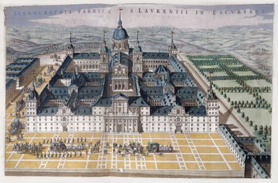 Ansicht des Madrider Escorial, ca. 1662-5 von Dutch School