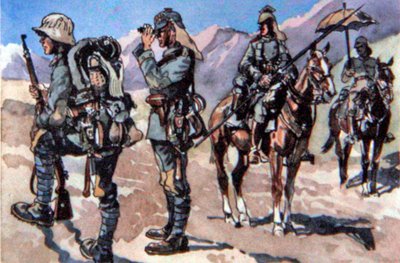 Deutsche Uniformen von 1917, Mazedonische Front von E. (after) Dobrich