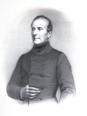 Alphonse de Lamartine und seine Autogrammunterschrift von E. Charpentier