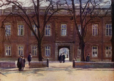 Eton: Obere Schule und Langer Spaziergang nach "Chambers" von E. D. Brinton
