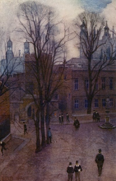 Eton: Oberschule und langer Spaziergang von Common Lane House von E. D. Brinton