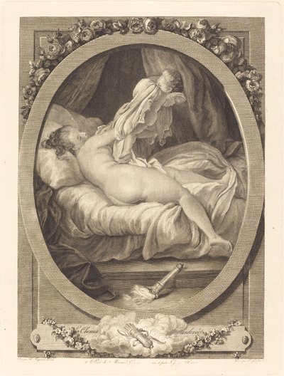 Das Hemd entfernt von E. Guersant after Jean Honoré Fragonard
