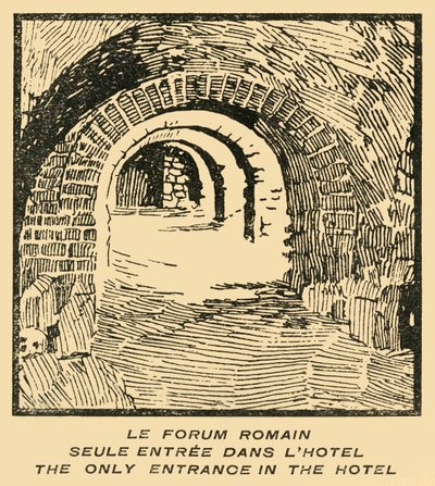 Le Forum Romain Seule Entree von E Laget