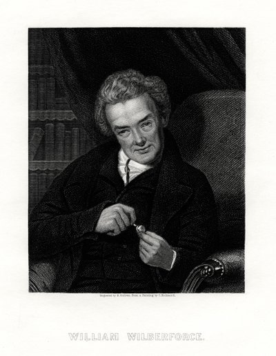 William Wilberforce, englischer Anti-Sklaverei-Kämpfer, 19. Jahrhundert von E. Scriven