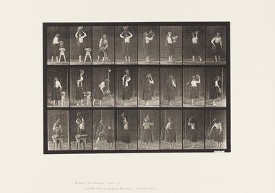 Tafel 517. Verschiedene Bewegungen mit einem Wasserkrug von Eadweard Muybridge