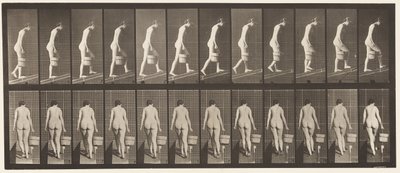 Tafel 84. Steigung hinaufsteigen, Eimer Wasser in der rechten Hand von Eadweard Muybridge