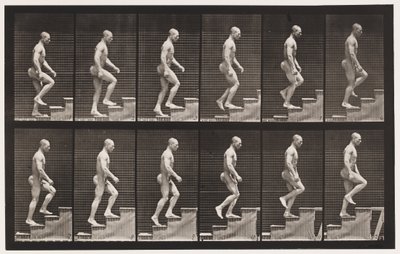 Tafel 91. Treppensteigen von Eadweard Muybridge