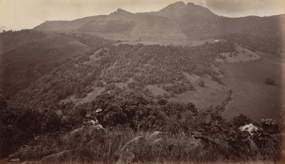 Vulkan Santa María, Quetzaltenango, Guatemala von Eadweard Muybridge