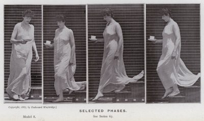 Die menschliche Figur in Bewegung: Ausgewählte Phasen von Eadweard Muybridge
