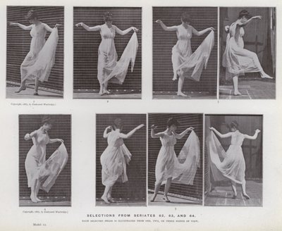 Die menschliche Figur in Bewegung: Auswahlen aus Serien 62, 63 und 64 von Eadweard Muybridge
