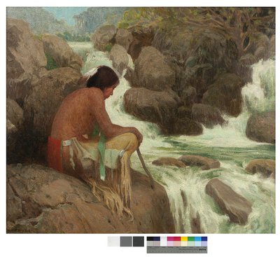 Hondo-Fälle, 1907 von Eanger Irving Couse