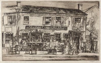 Ye Olde Curiosity Shop, Nantucket von Earl Horter