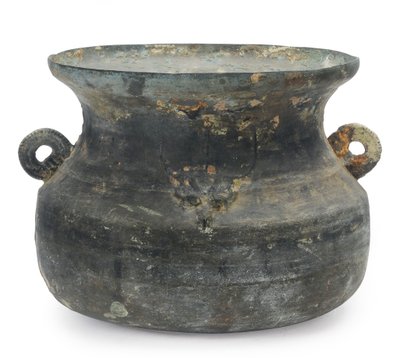 Großer Kessel, Späte Östliche Zhou-Dynastie, 5.-3. Jahrhundert v. Chr. von Eastern Zhou Dynasty Chinese School
