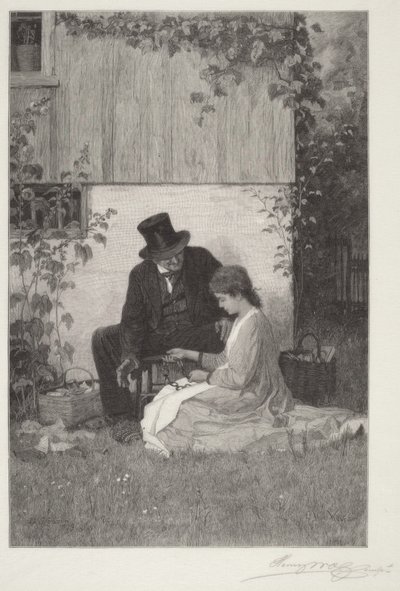 Ein New England Händler von Eastman Johnson