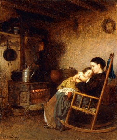 Mutter und Kind von Eastman Johnson