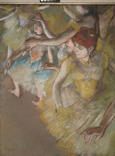 Balletttänzer auf der Bühne von Edgar Degas