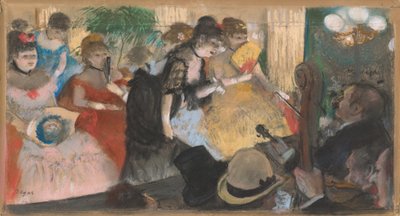 Café-Konzert (Kabarett), um 1876-77 von Edgar Degas