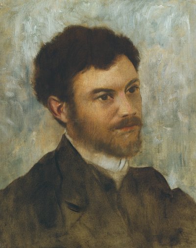 Degas - Männerporträt, circa 1868-1872, L 195 von Edgar Degas