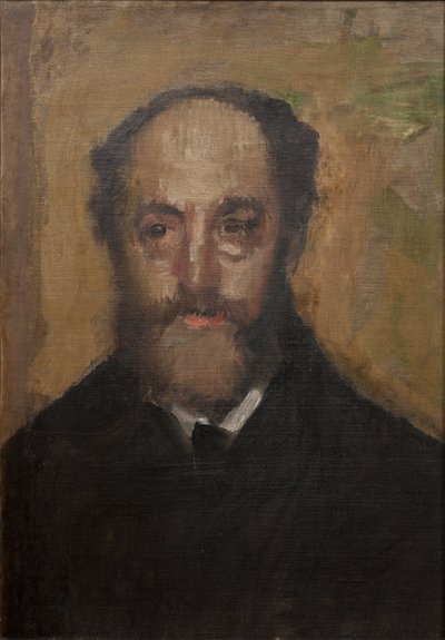 Porträt des Kunstkritikers Emile Durand-Greville (1838-1914) von Edgar Degas