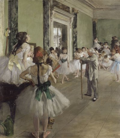 Die Tanzklasse von Edgar Degas