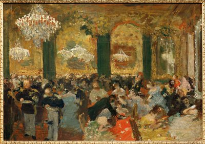 Das Abendessen beim Ball von Edgar Degas