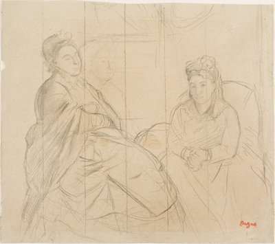 Madame Lisle und Madame Loubens von Edgar Degas