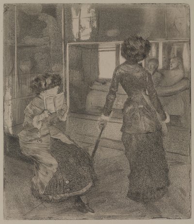 Mary Cassatt im Louvre: Die etruskische Galerie von Edgar Degas