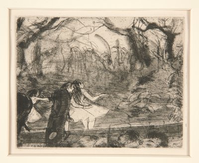 Auf der Bühne III von Edgar Degas