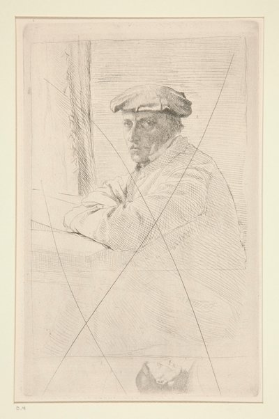 Porträt des Graveurs Joseph Tourny von Edgar Degas