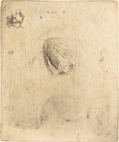 René-Hilaire de Gas, Großvater des Künstlers, 1856 von Edgar Degas