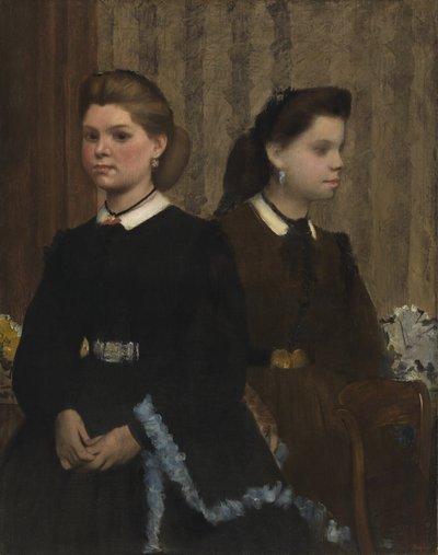 Die Bellelli-Schwestern (Giovanna und Giuliana Bellelli) von Edgar Degas