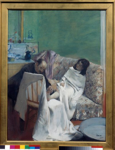 Die Pediküre von Edgar Degas
