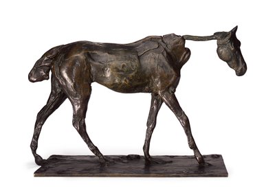 Vollblutpferd, gehend von Edgar Degas