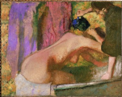 Frau in ihrer Badewanne von Edgar Degas