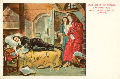 Der letzte Schlaf von Argyll von Edgar Melville (after) Ward