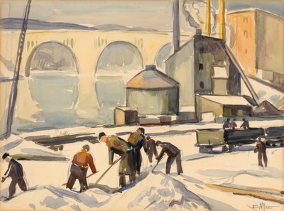 C.W.A. Arbeiter an der Key Bridge von Edgar Nye