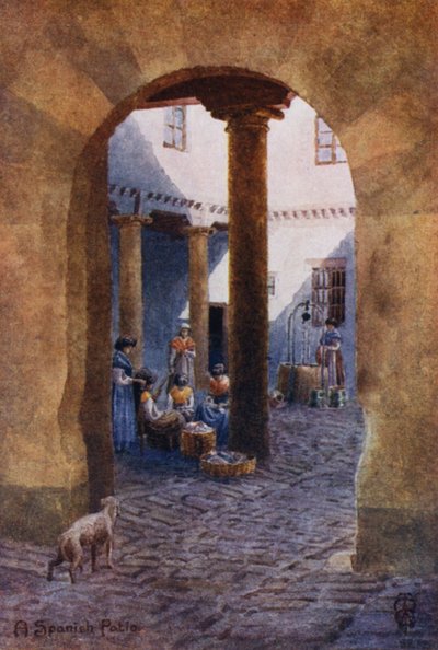 Nordspanien: Ein spanischer Patio von Edgar T. A. Wigram