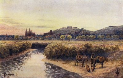 Nordspanien: Burgos, vom Osten von Edgar T. A. Wigram