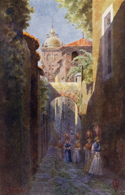 Nordspanien: Caceres, innerhalb der alten Stadtmauern von Edgar T. A. Wigram